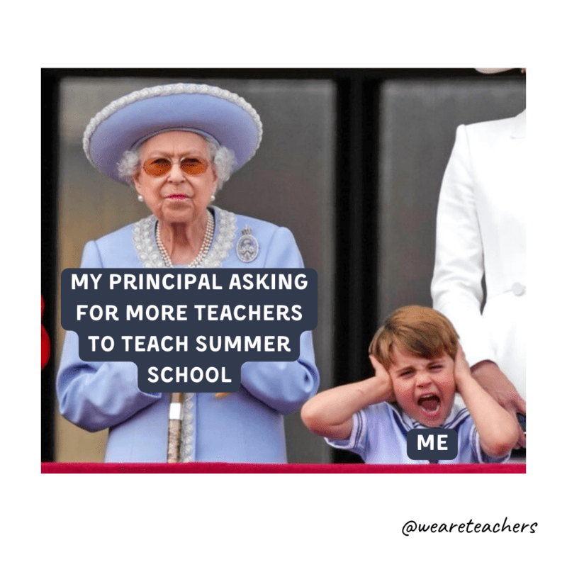 Principal asking teachers to do summer school
