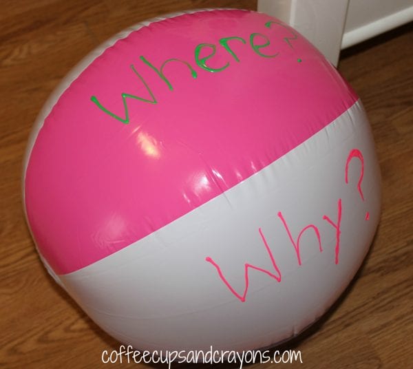 Toss a story ball -- (second grade reading comprehension activities)