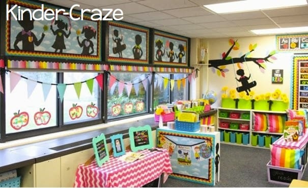 Rainbow chalkboard ideas for the classroom