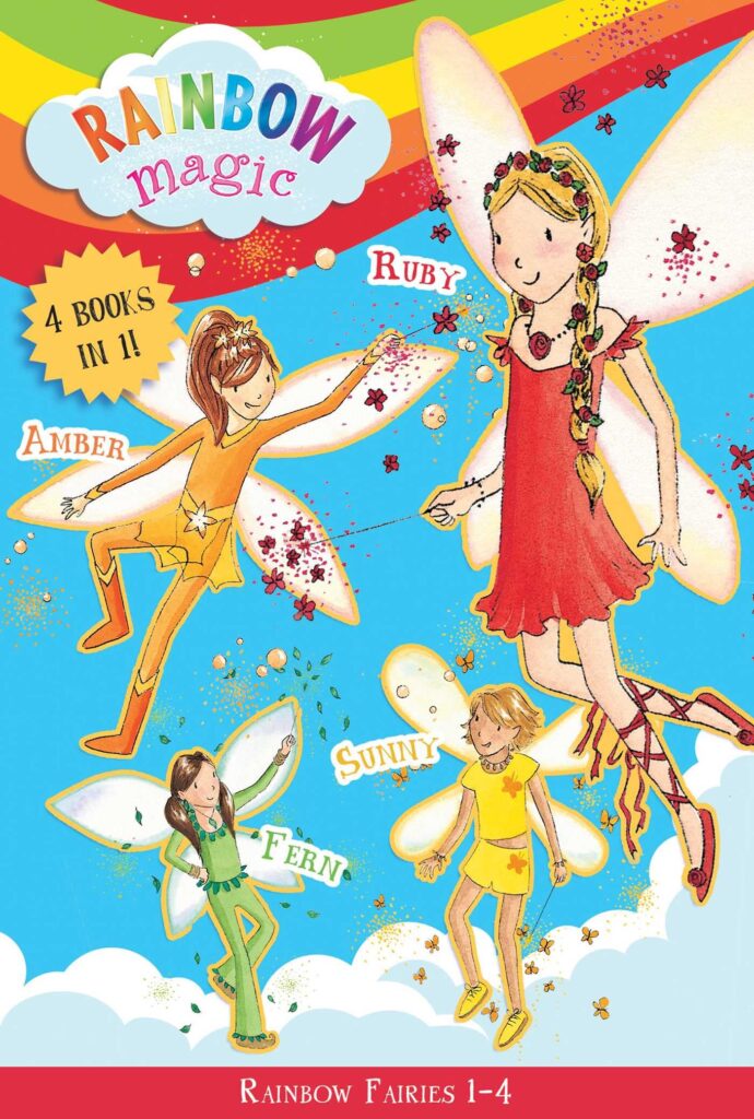 Book cover of Rainbow Magic series by Daisy Meadows