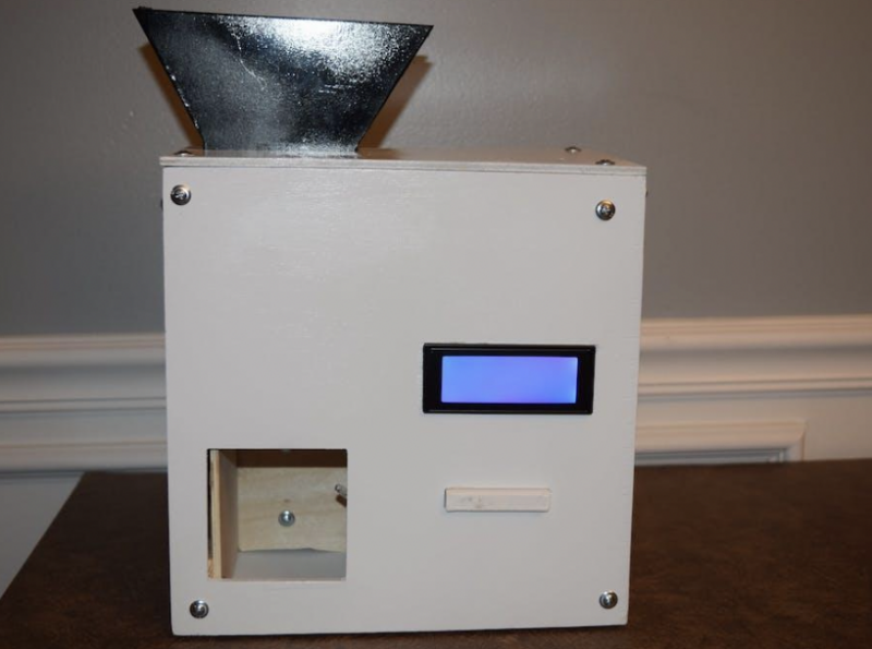 White candy dispenser- raspberry pi projects