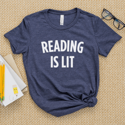 Reading is lit t-shirt