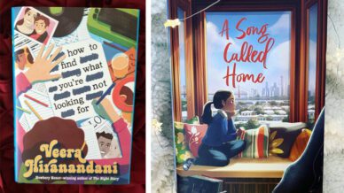 Collage of realistic fiction books