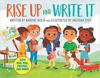 Rise Up and Write It book cover example of activism books for the classroom
