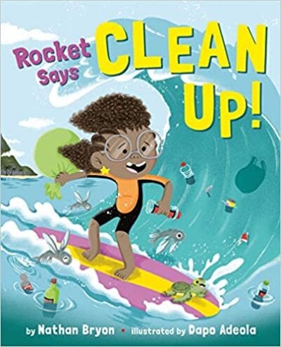 Book cover for Rocket Says Clean Up