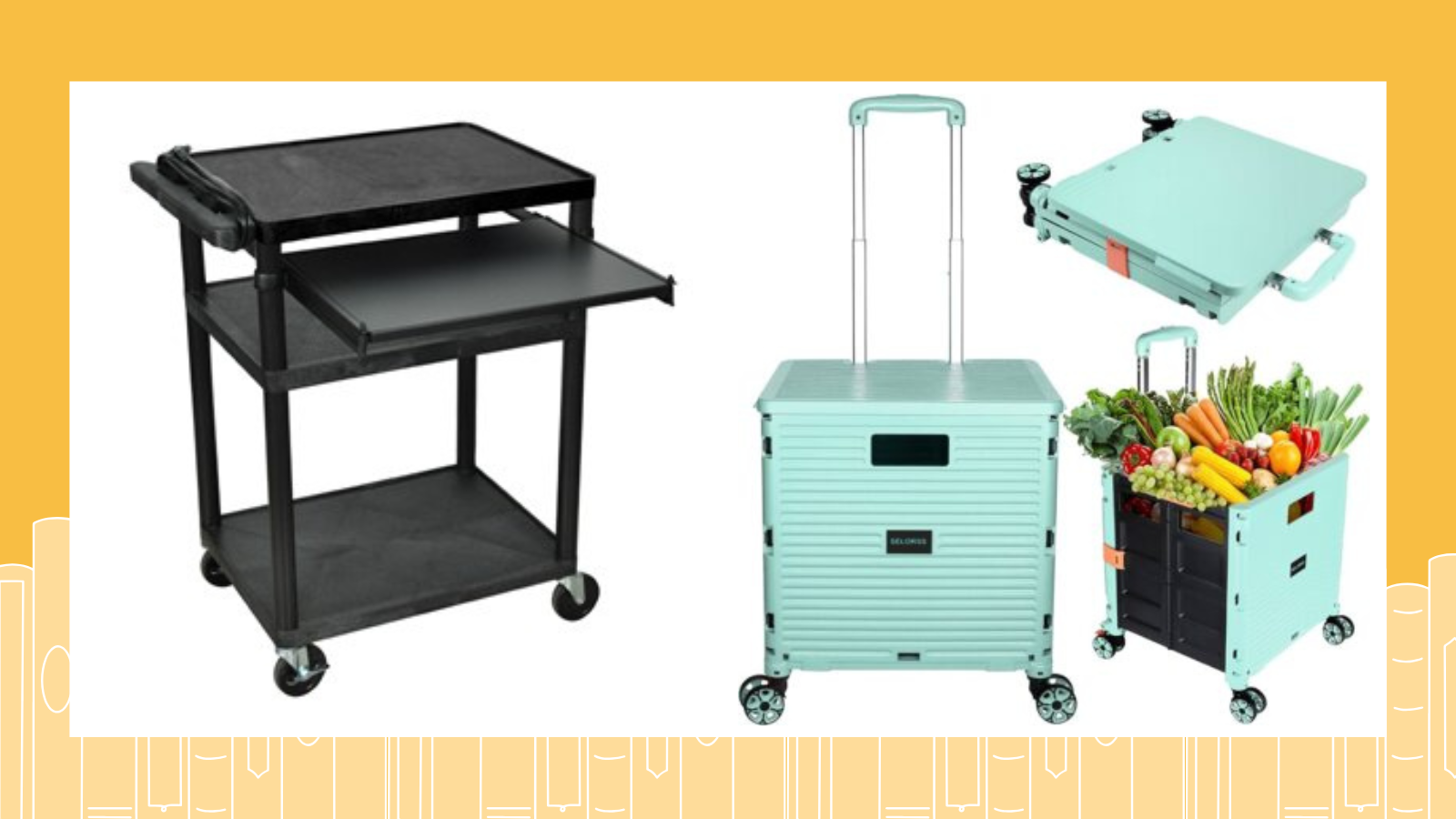 17 Best Roller Carts To Help Teachers Stay Organized