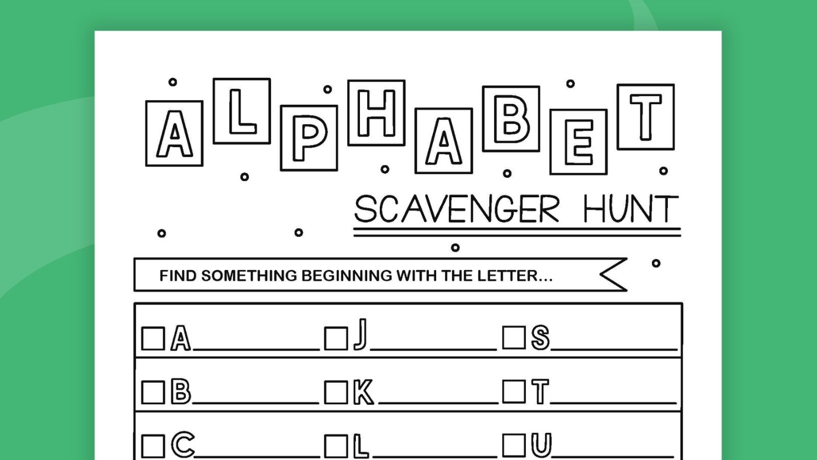 36 Fun Alphabet Activities That Make It Easy for Kids To Practice Their ABCs