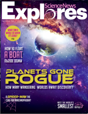 Sample issue of Science News Explores as an example of best science magazines for kids
