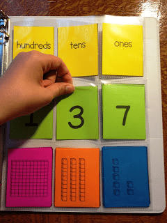 Student hand with notes and numbers.