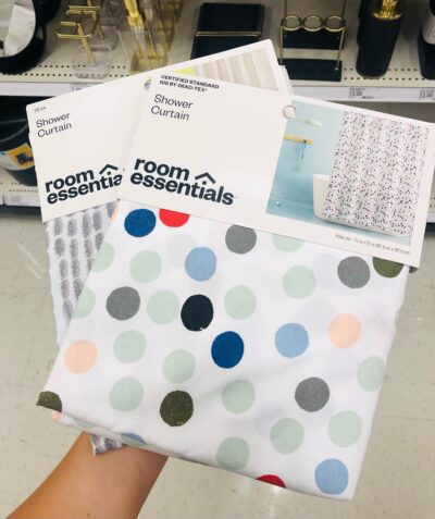 Shower curtains from Target