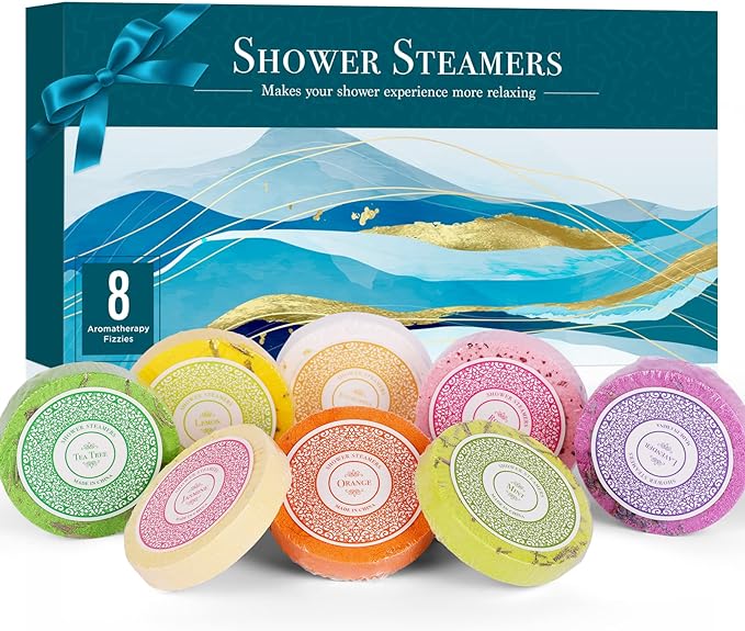 set of shower steamers to add to a shower to add aromatherapy