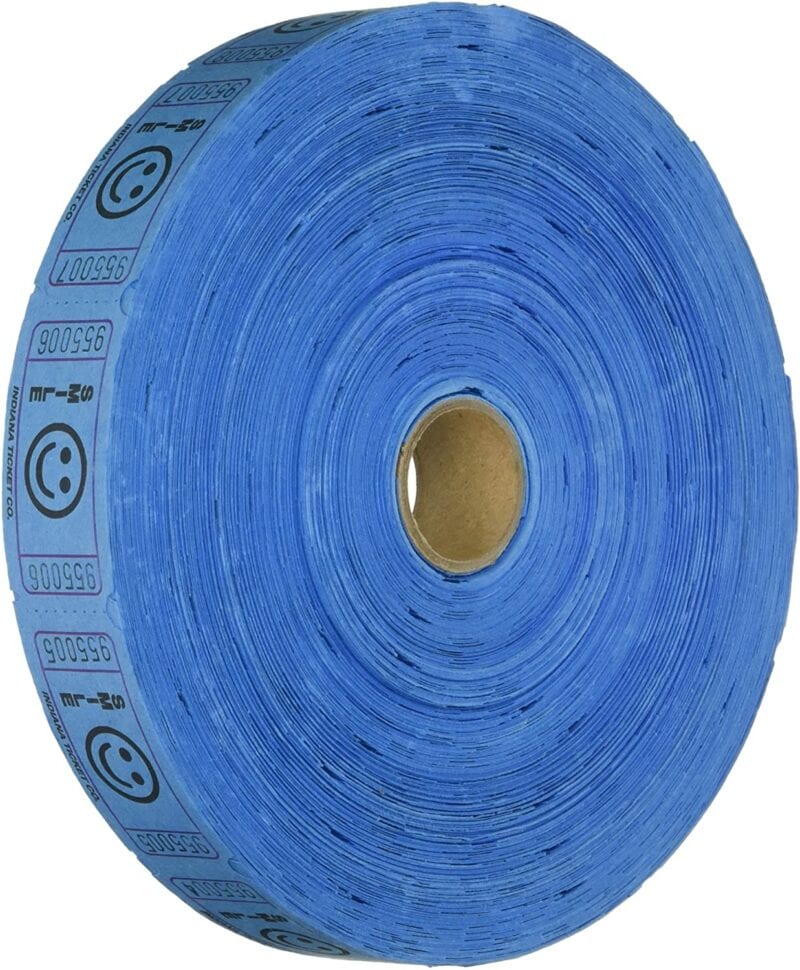 single roll raffle tickets blue single roll raffle tickets blue