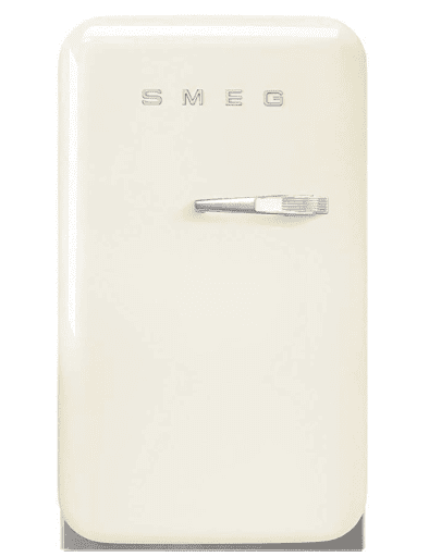 Smeg white retro mini fridge