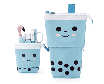 cute pencil pouch with Smiley that stands up 