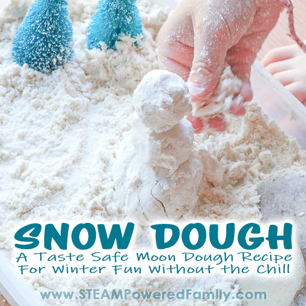 snow dough snow activity for indoors