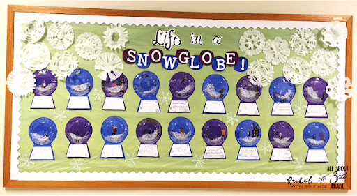 Snowglobe bulletin board