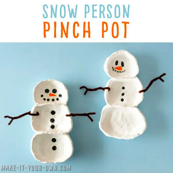 Cute Snowman Crafts for Kids to Make This Winter