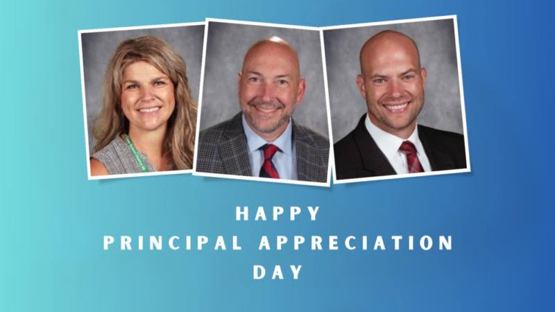 three principals and happy principal appreciation day for a social media post 