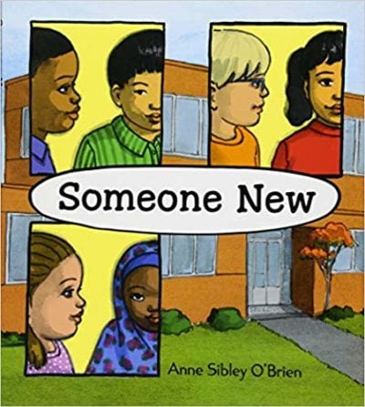 Book cover for Someone New as an example of second grade books