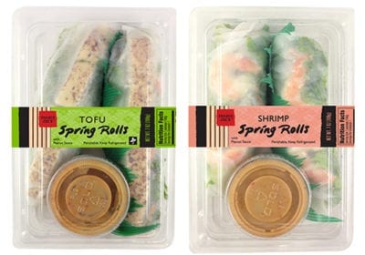 Shrimp or Tofu Spring Rolls