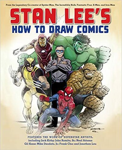 Book cover for Stan Lee's How to Draw Comics as an example of drawing books for kids