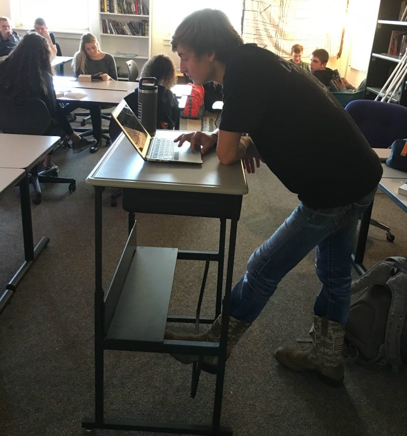 Fidgeting with Standing Desks