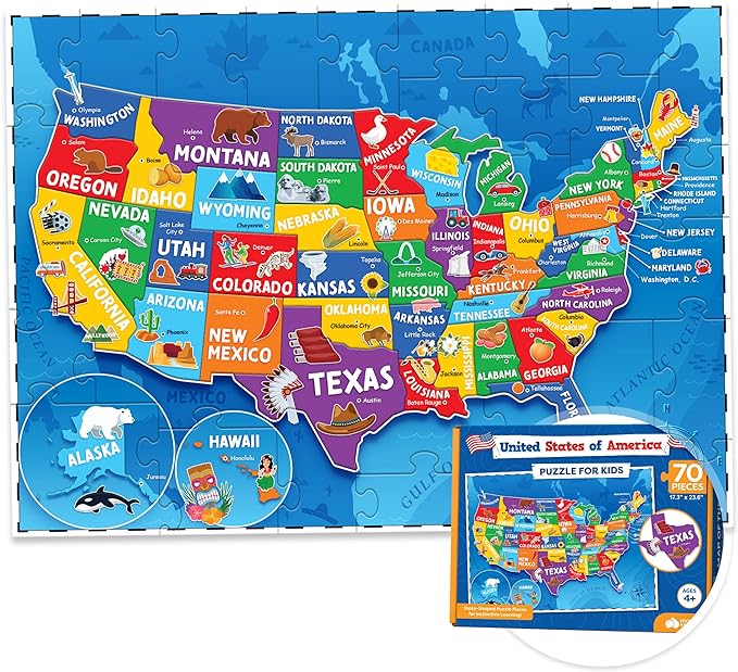 puzzle of the united states 