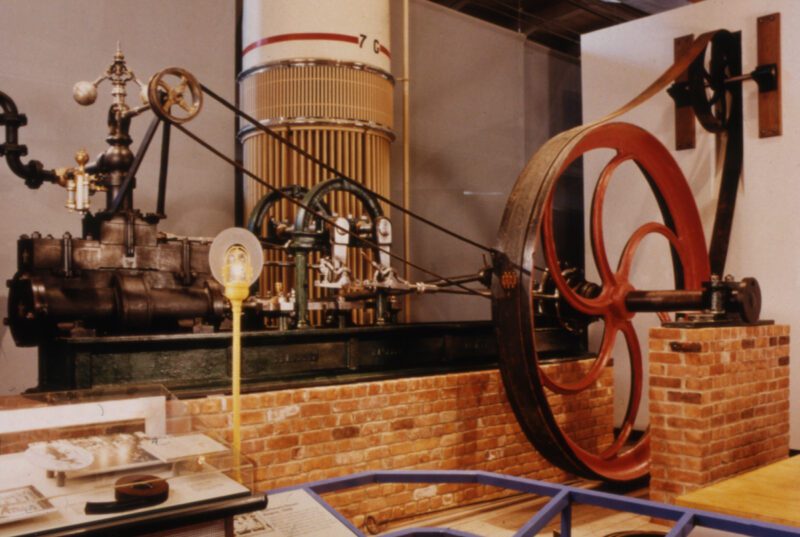 Stationary steam engine from 1848