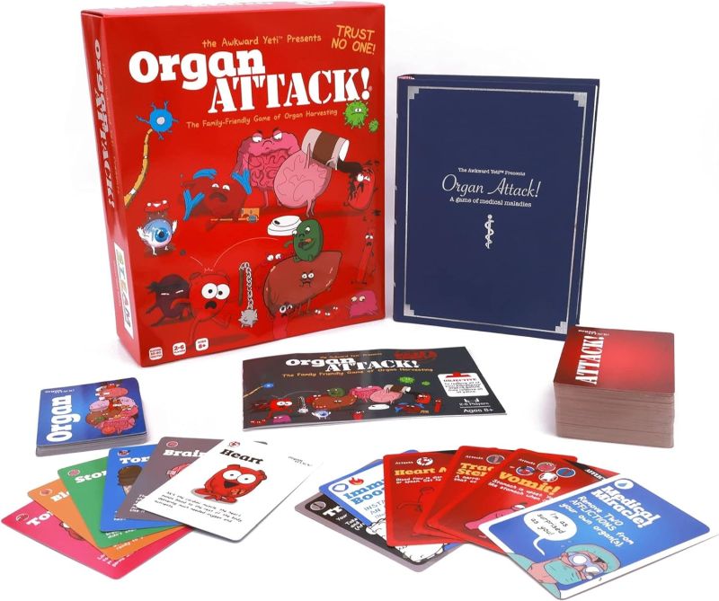 Organ Attack! card game with box and instructions