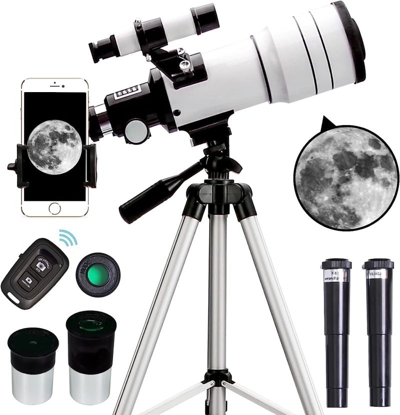 ToyerBee refractor telescope for beginners with various accessories