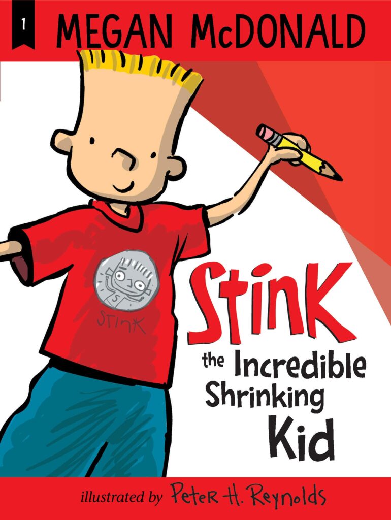 Book cover of Stink series by Megan McDonald 