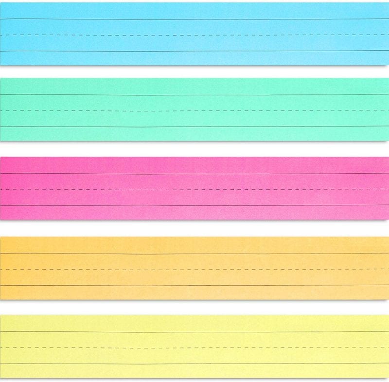 The Ultimate Checklist For Setting Up Your 1st Grade Classroom Sentence strips in various colors
