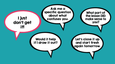 5 responses for when students just don't get it.