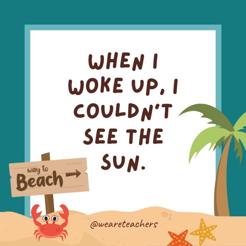 an image of a summer joke for kids