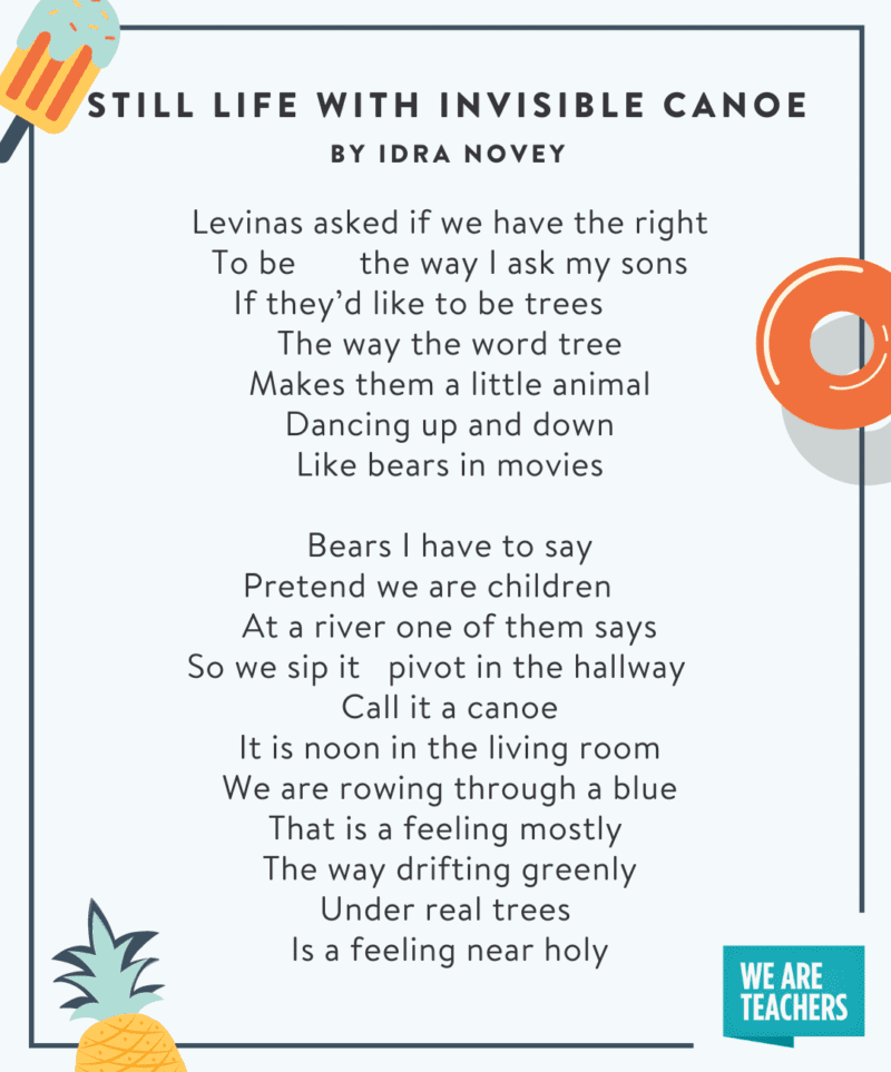 Still Life With Invisible Canoe poem