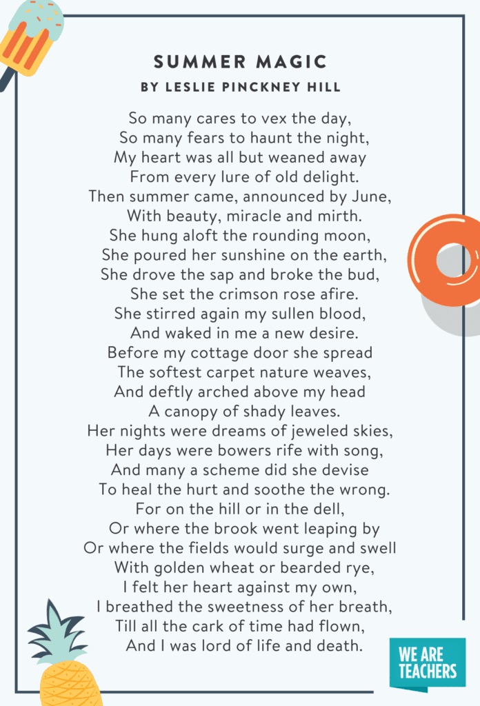 Summer Magic poem