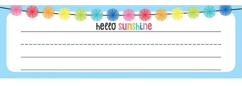 Hello Sunshine Nameplates Hello Sunshine Nameplates