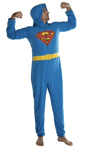 Superman onesie pajamas