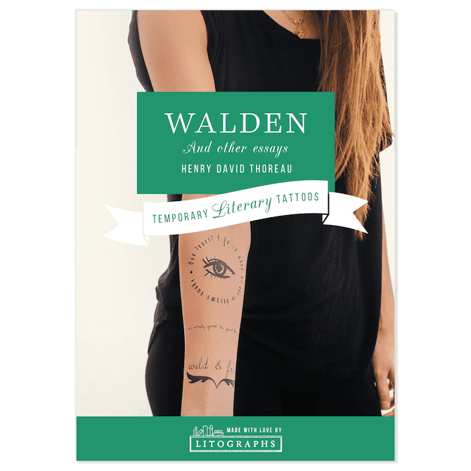 Walden literary tattoos