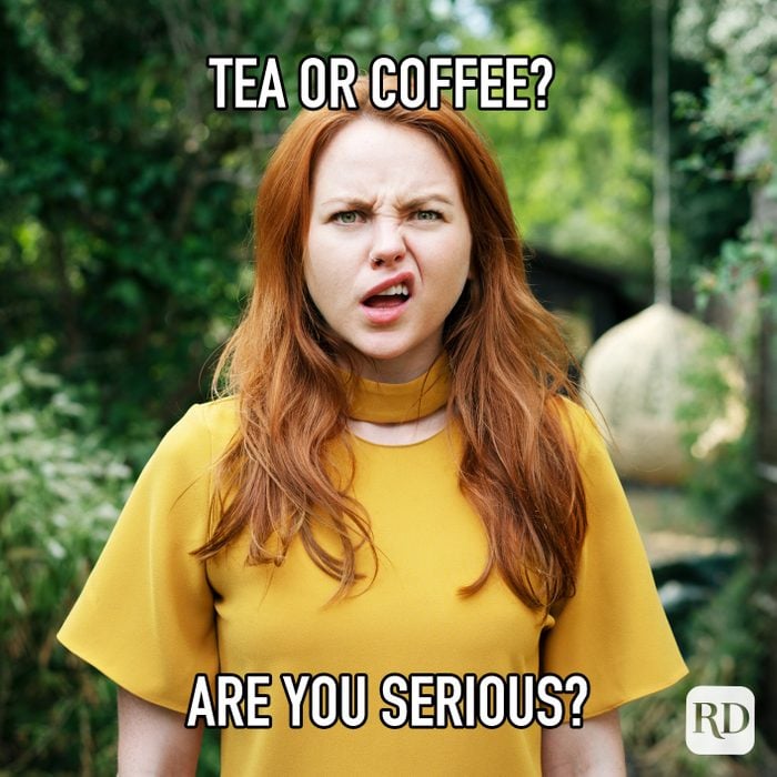 tea or coffee meme