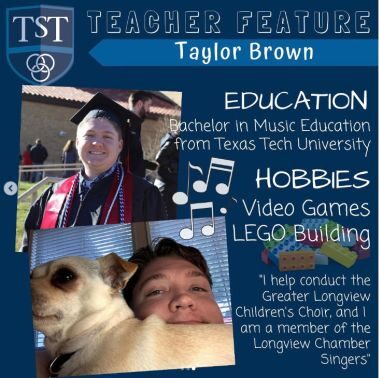 Teacher Feature page on Instagram showing how to introduce yourself to students and parents