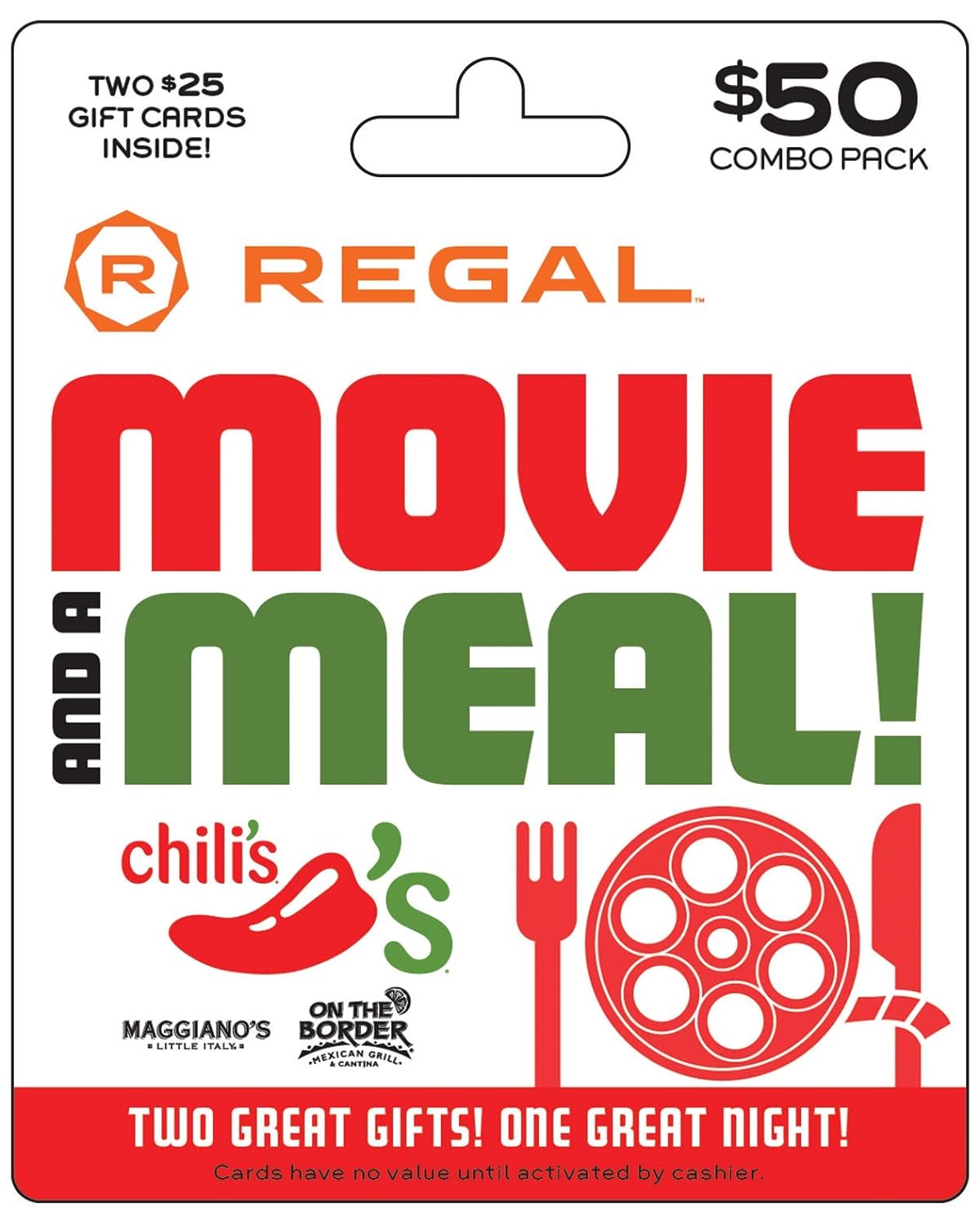 Regal Movie Meal gift card set