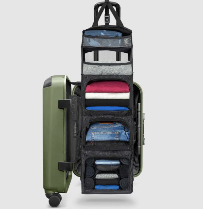 Solgaard Carry On Closet suitcase (Teacher Retirement Gifts)