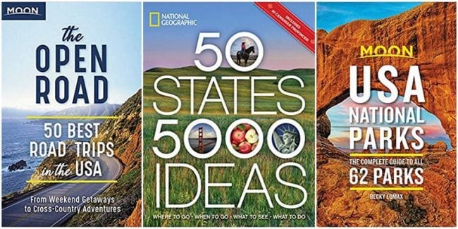 Collage of travel guide covers