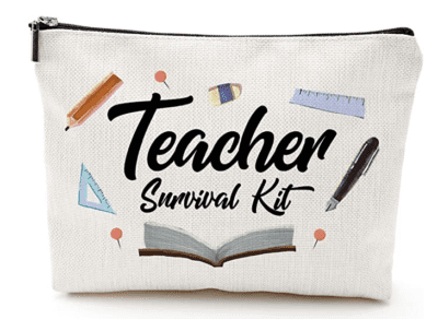 Teacher survival kit pencil pouch