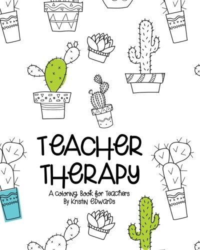 Book cover of Teacher Therapy: A Coloring Book for Teachers