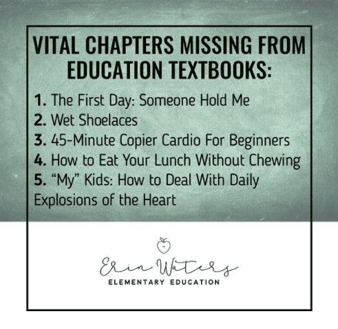Vital chapters missing from education textbooks -- #teachertruths