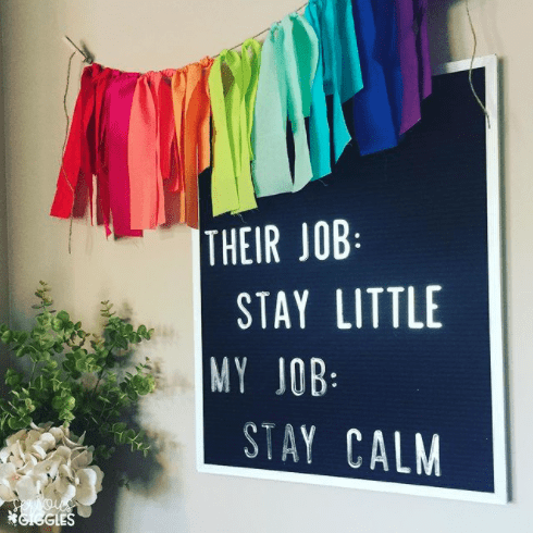 Their job: stay little. My job: stay calm.
