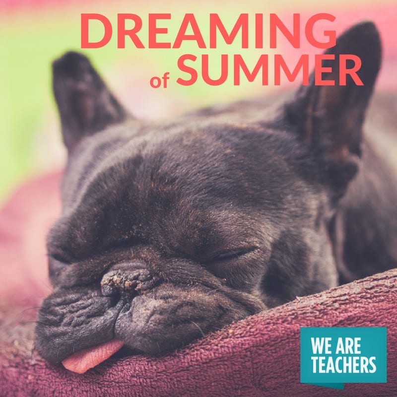 teacher meme end of year dreaming