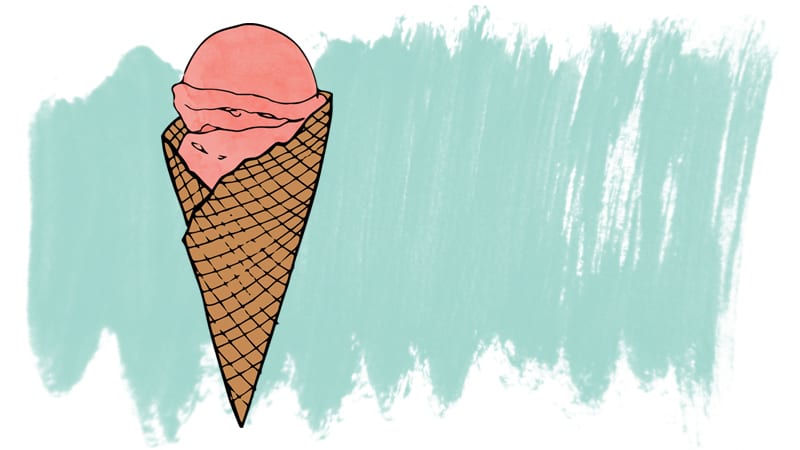teacher spring break ice cream
